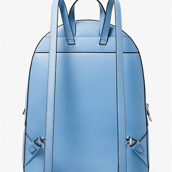 New Michael Kors Jaycee Large Pebble Leather Backpack South Pacific - Picture 4 of 4